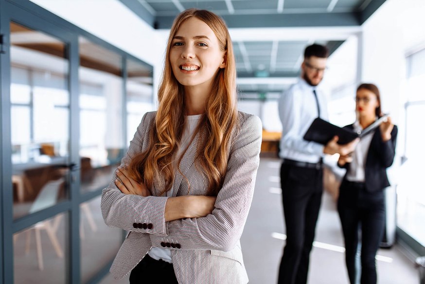 Professional team at work